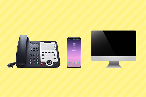 クラウドPBX型ビジネスフォンで使える電話機は3種類!